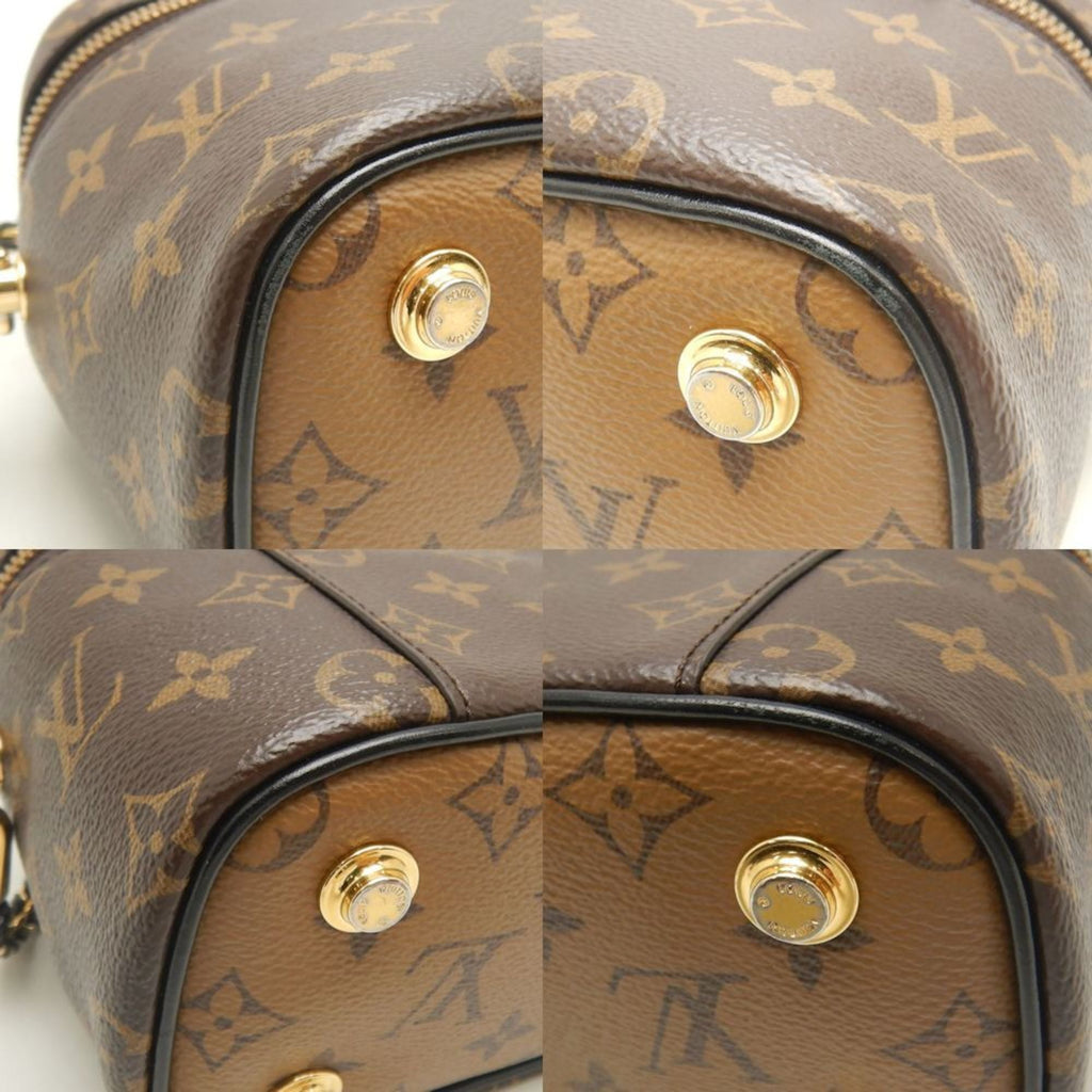 Louis Vuitton Brown Pvc Shoulder Bag Vanity Bag