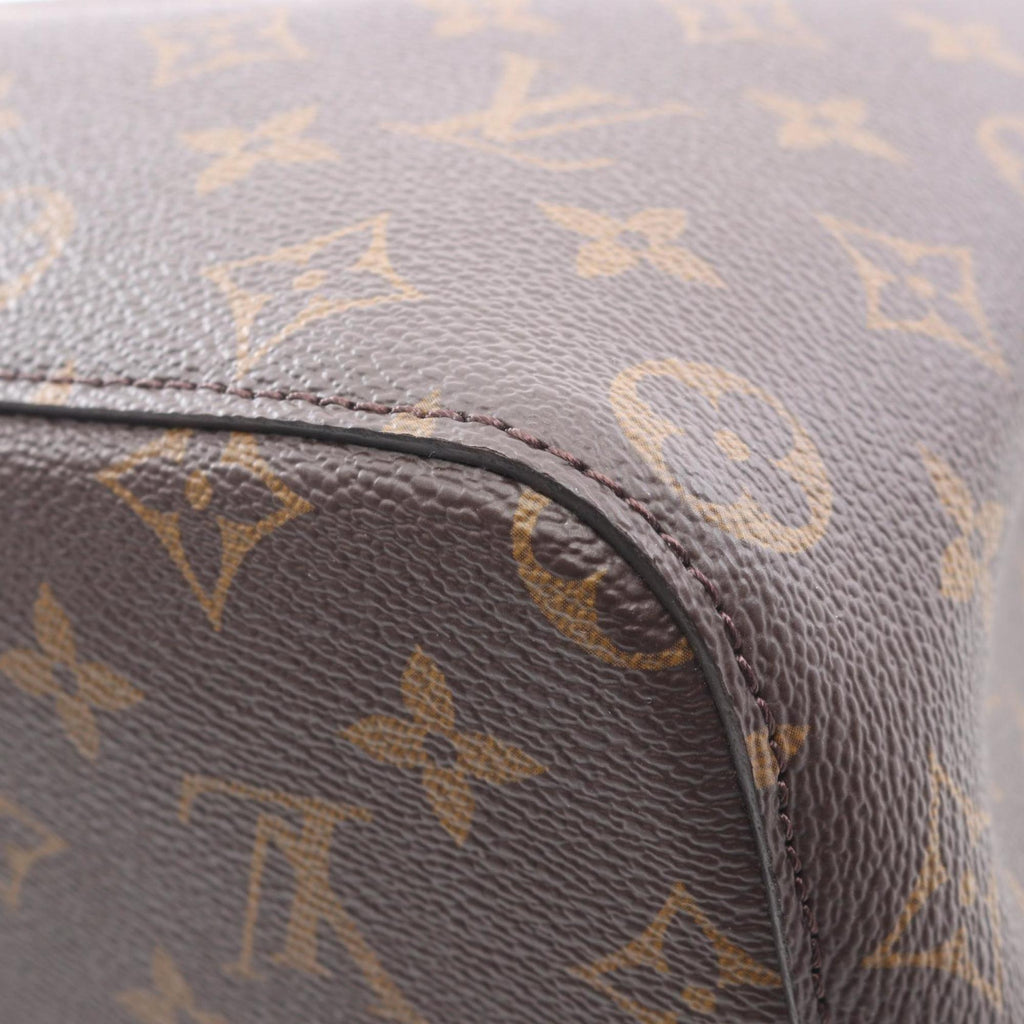 Louis Vuitton Brown Monogram Pink Rose Poudre Coated Canvas Leather Handbag Shoulder Bag
