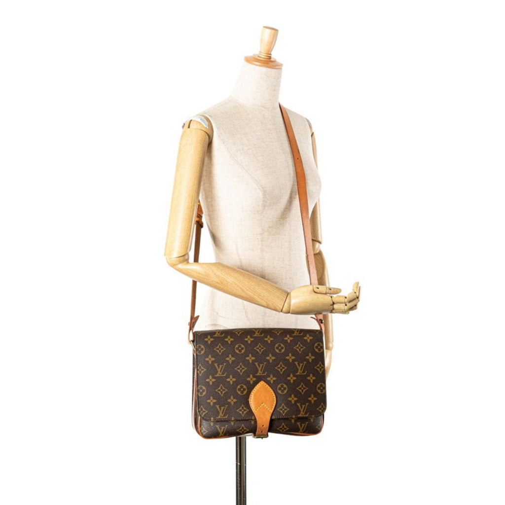 Louis Vuitton Brown Pvc Leather Shoulder Bag