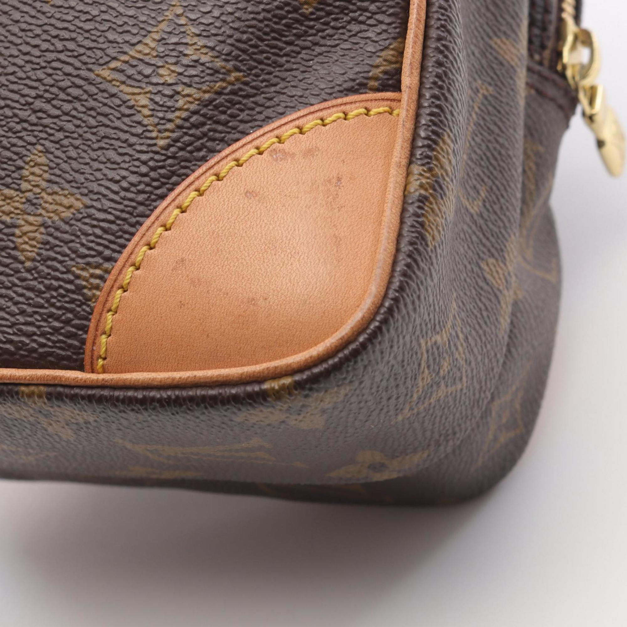 Louis Vuitton Brown Coated Canvas Pvc Leather Shoulder Bag