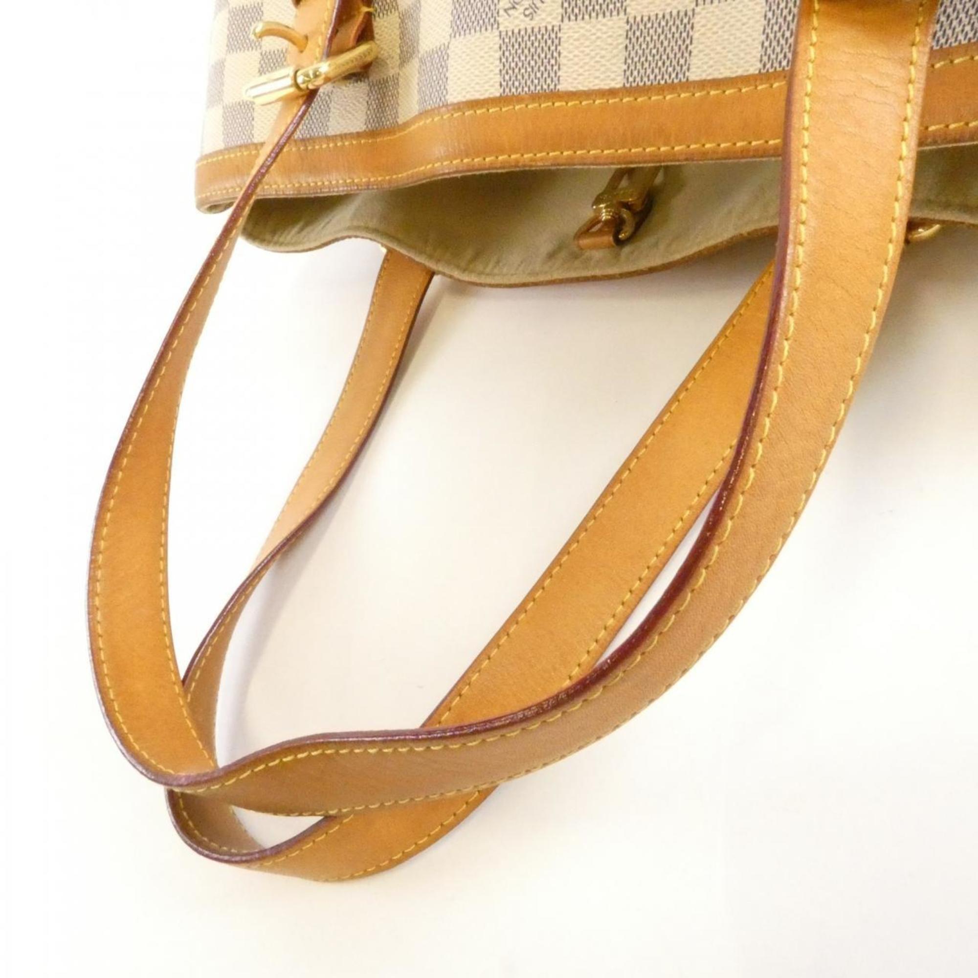 Louis Vuitton Damier Azur Azur Coated Canvas Handbag