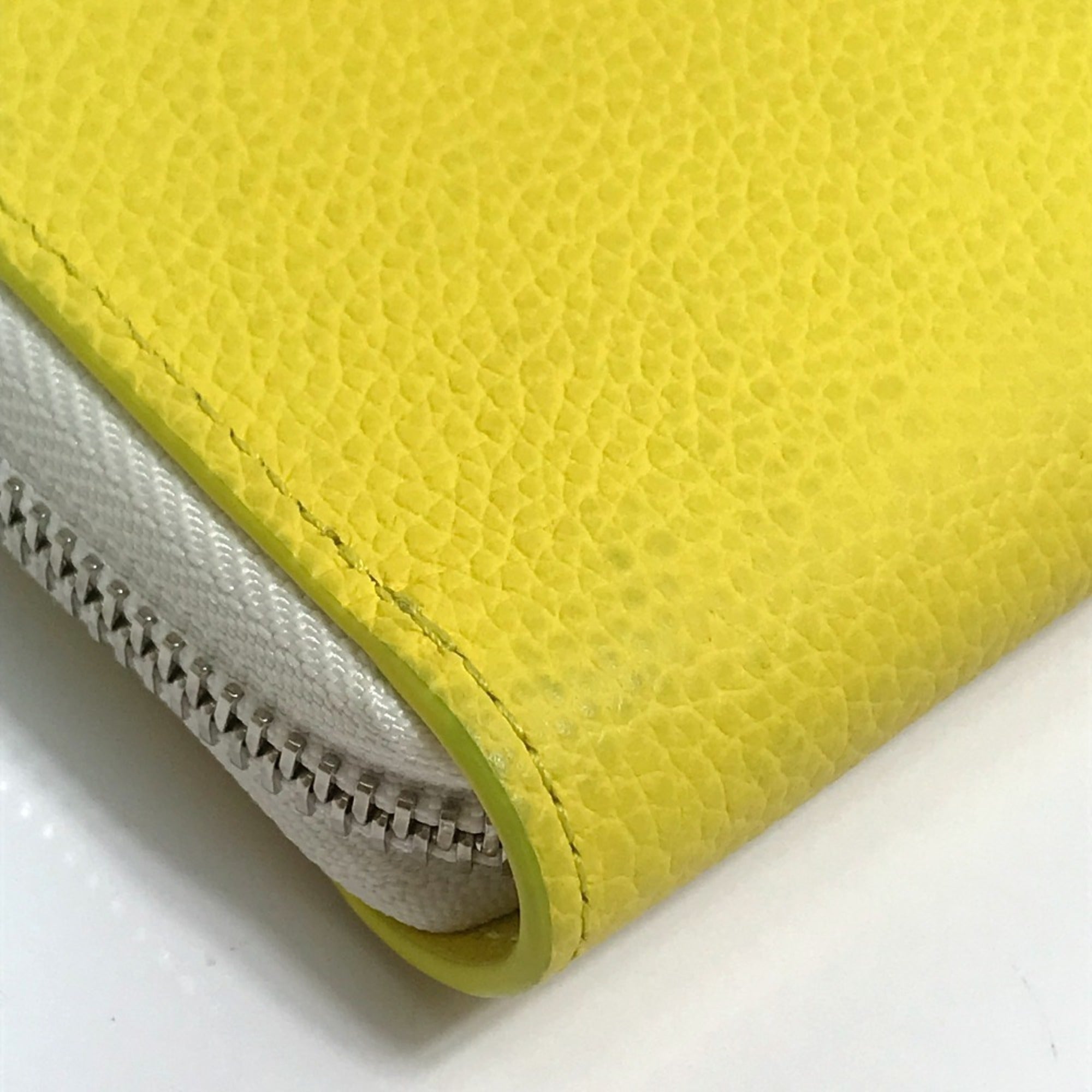 Louis Vuitton Yellow Leather Long Wallet