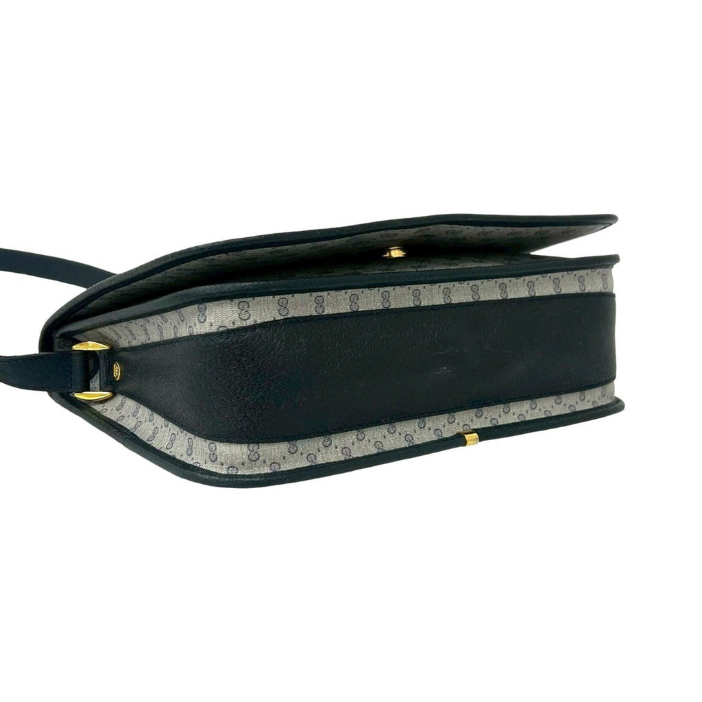 Gucci Navy Pvc Leather Pochette Shoulder Bag (Pre-Owned)