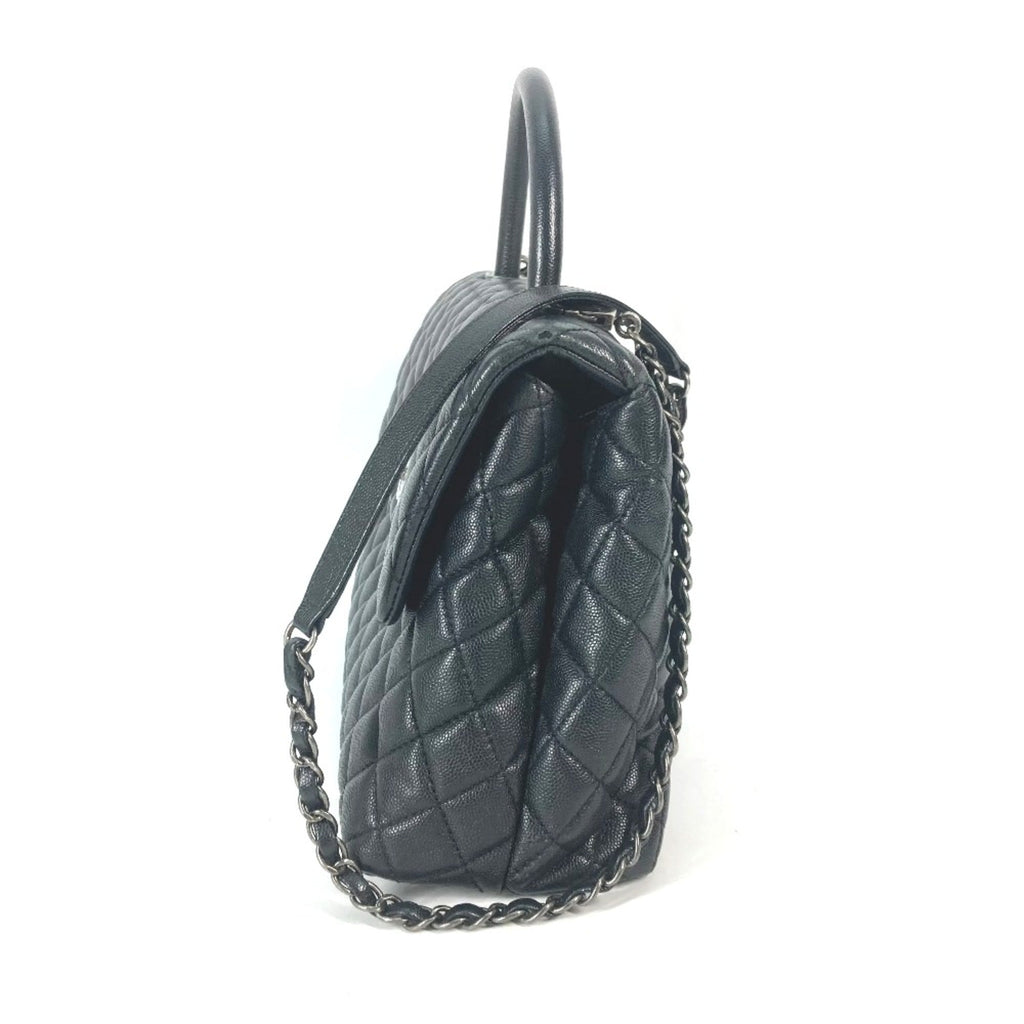 Chanel Black Leather Handbag