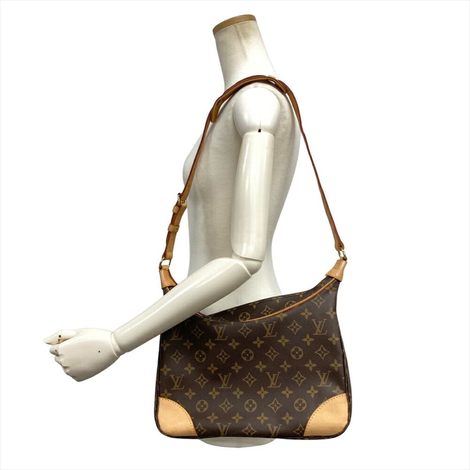 Louis Vuitton Brown Monogram Canvas Shoulder Bag