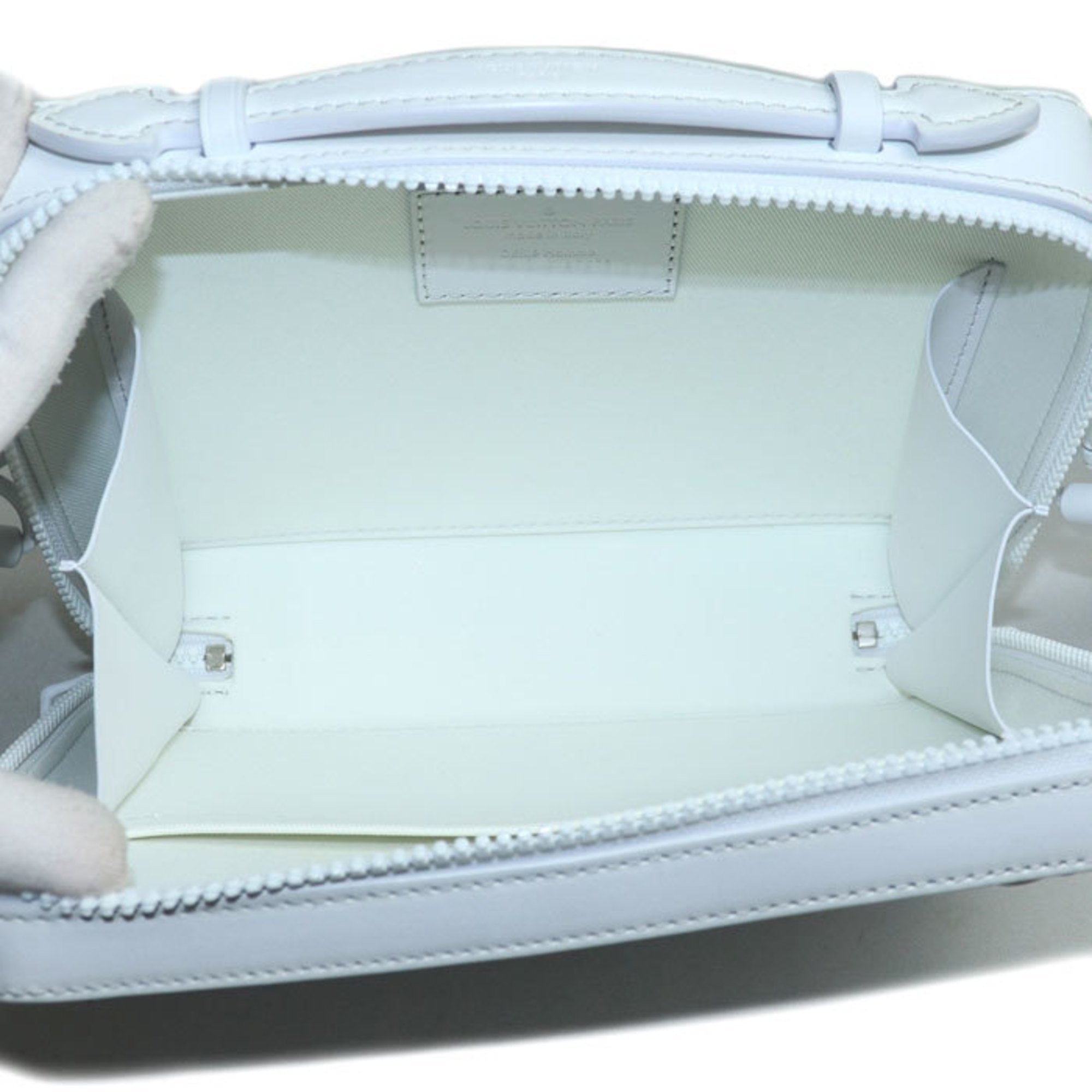 Louis Vuitton White Leather Shoulder Bag
