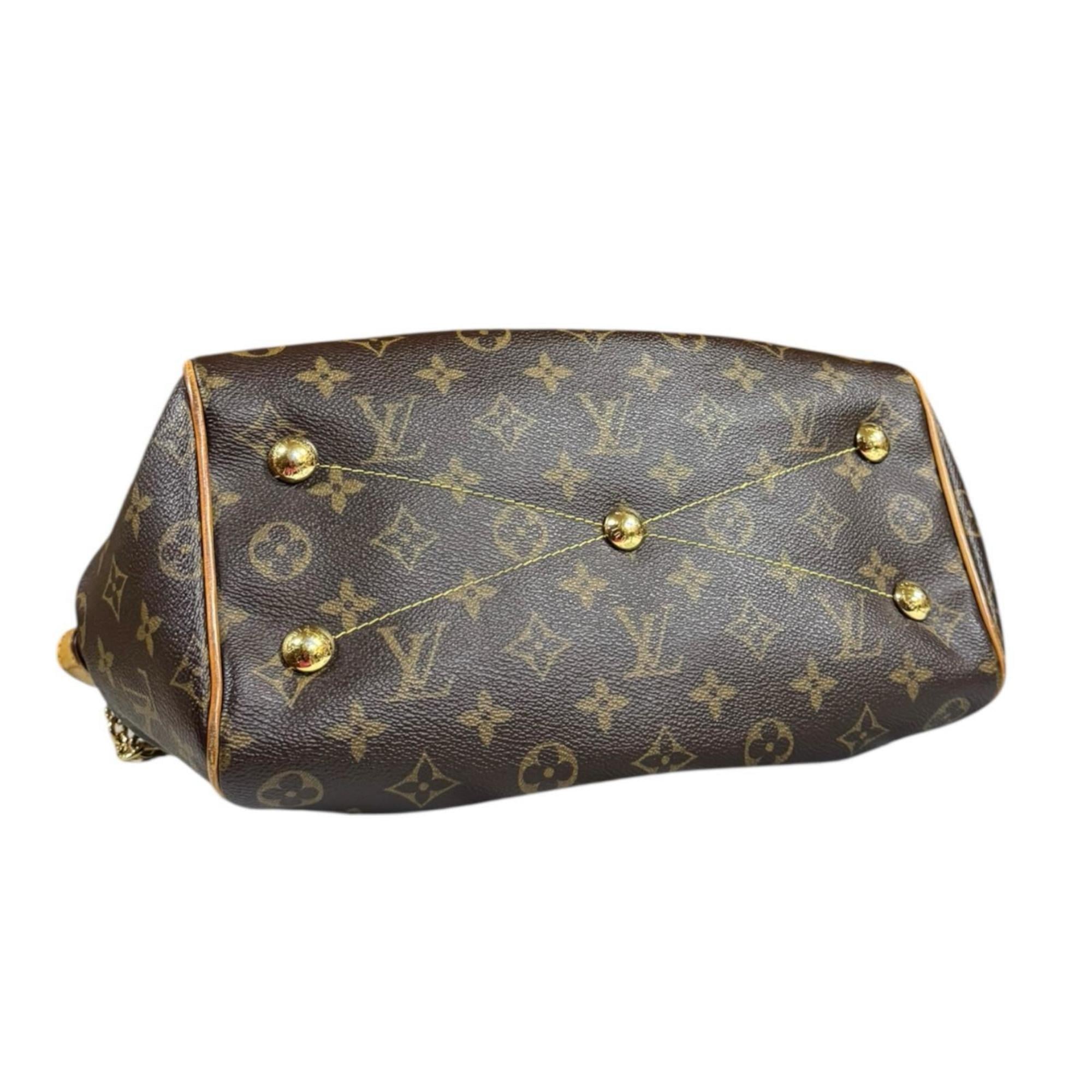 Louis Vuitton Brown Monogram Canvas Handbag