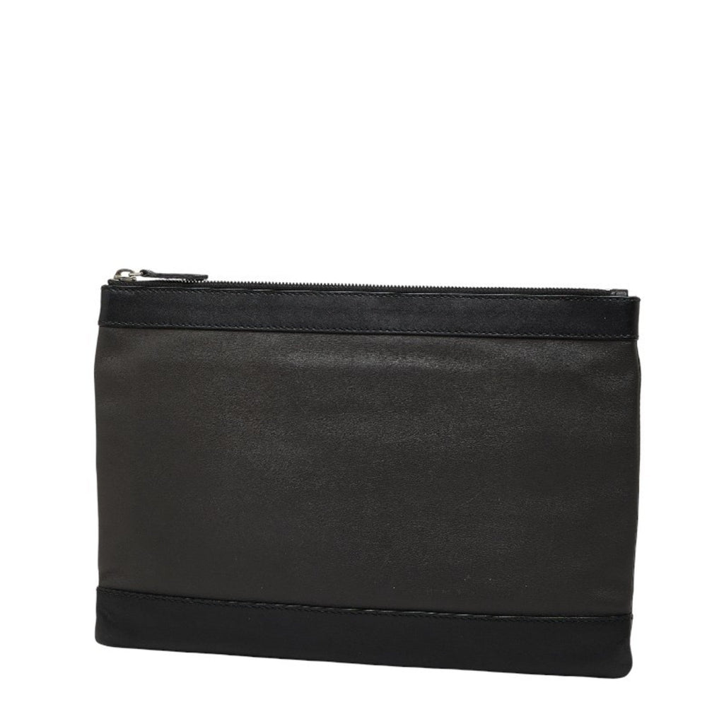 Balenciaga Black Leather Clutch
