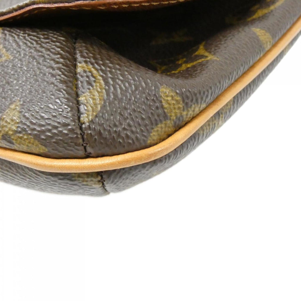 Louis Vuitton Marron Coated Canvas Shoulder Bag