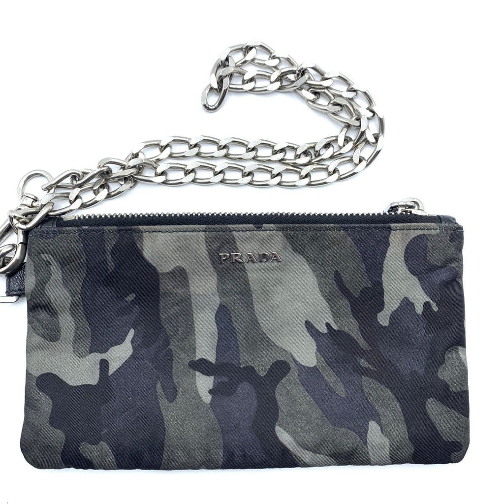 Prada Camouflage Nylon Coin Purse/Coin Case
