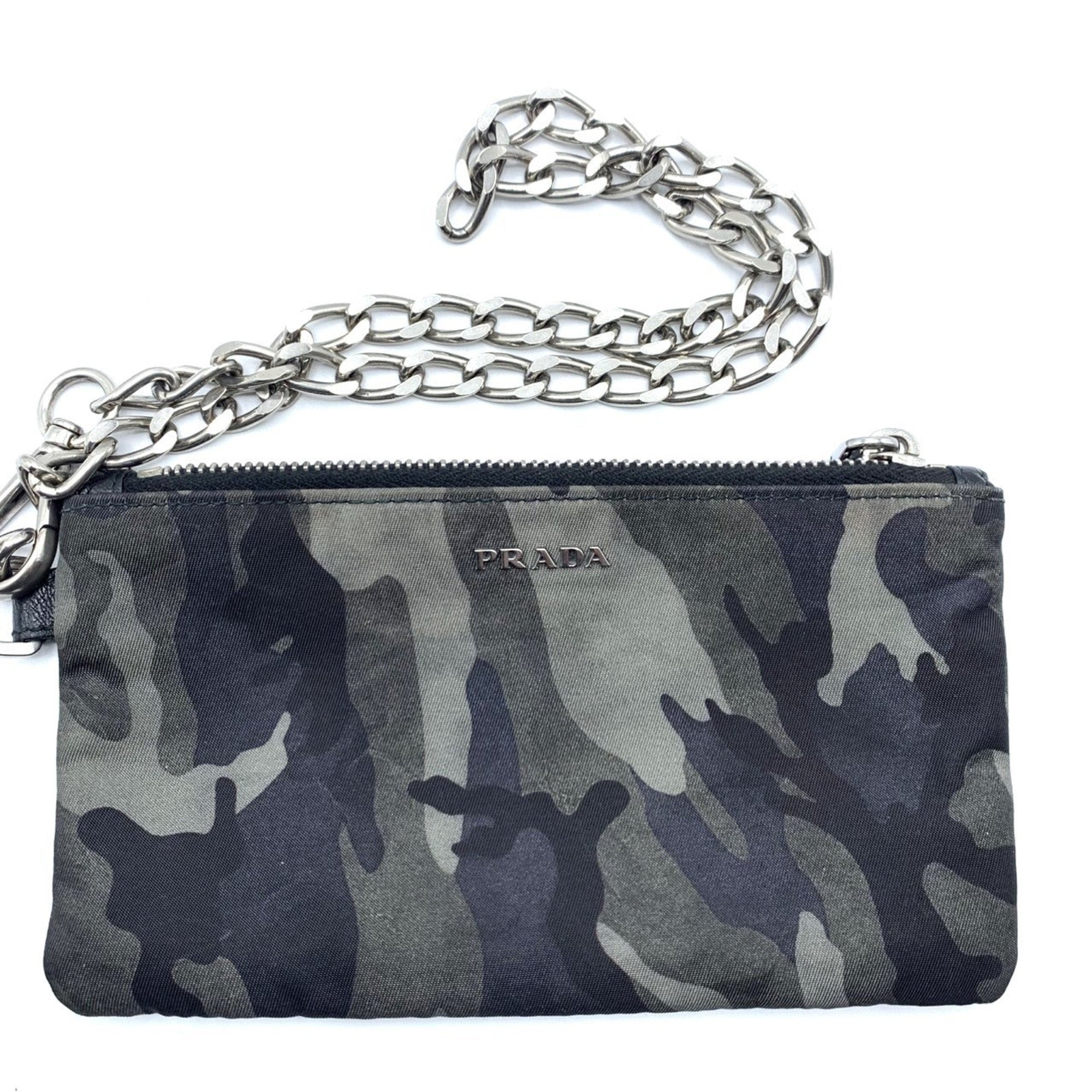 Prada Camouflage Nylon Coin Purse/Coin Case
