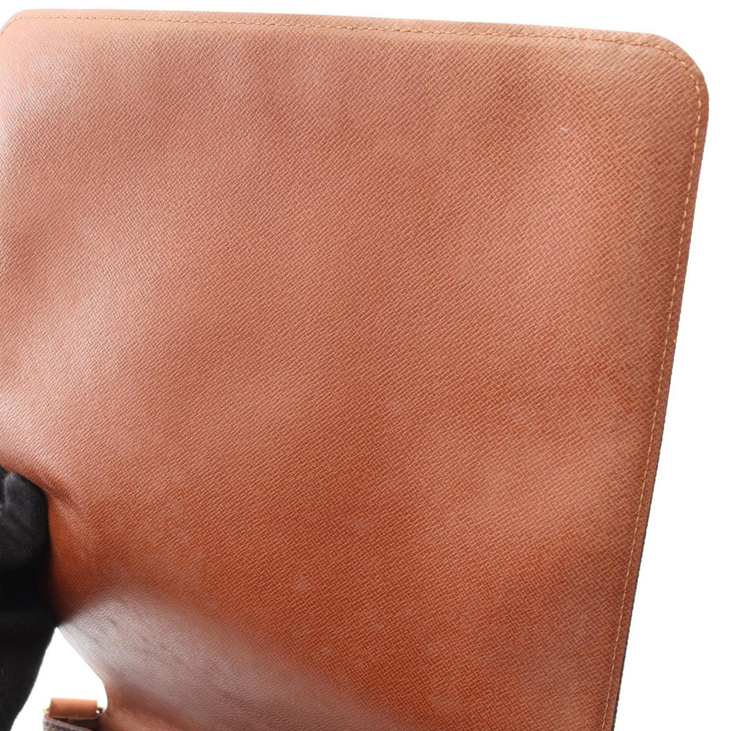 Louis Vuitton Brown Pvc Leather Shoulder Bag
