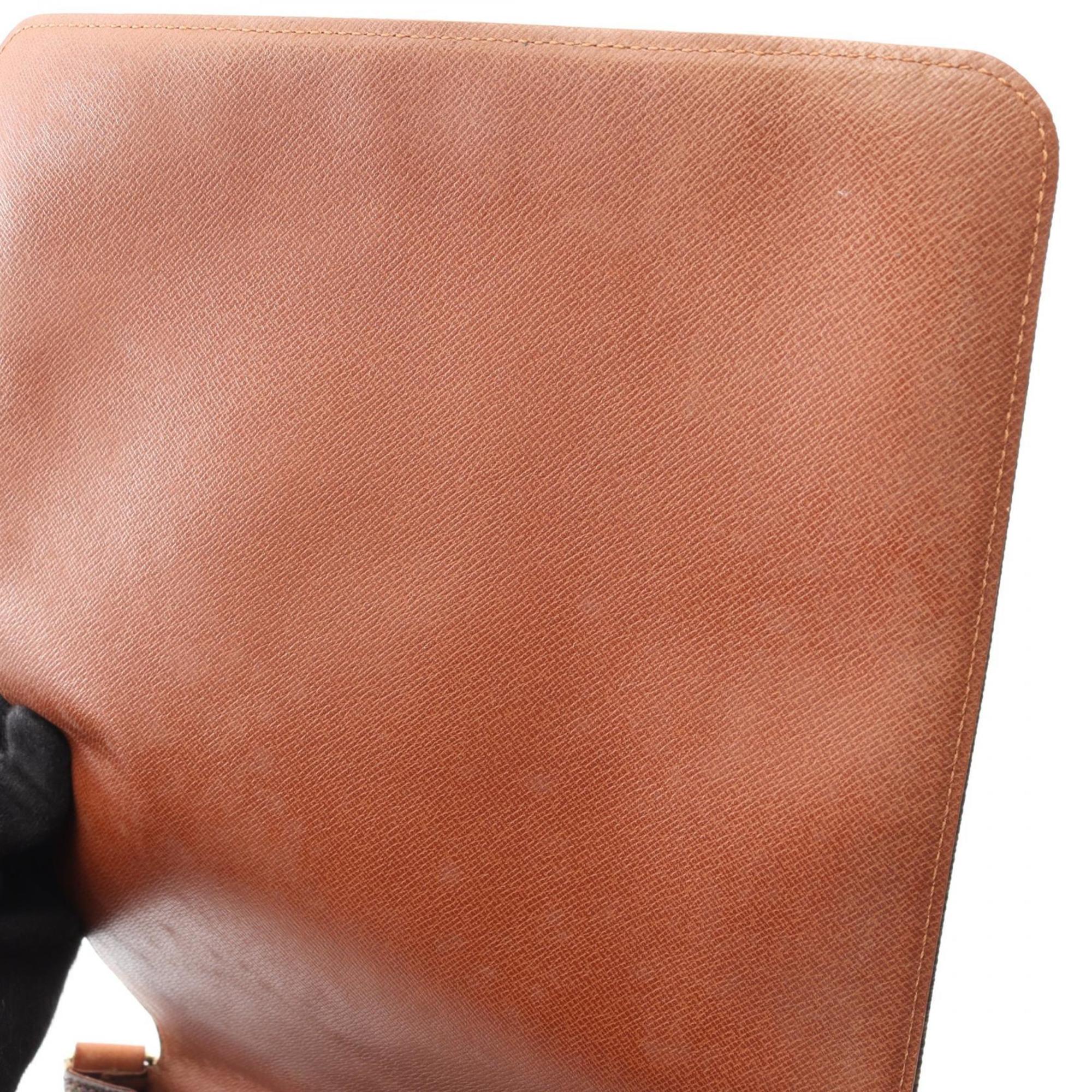 Louis Vuitton Brown Pvc Leather Shoulder Bag