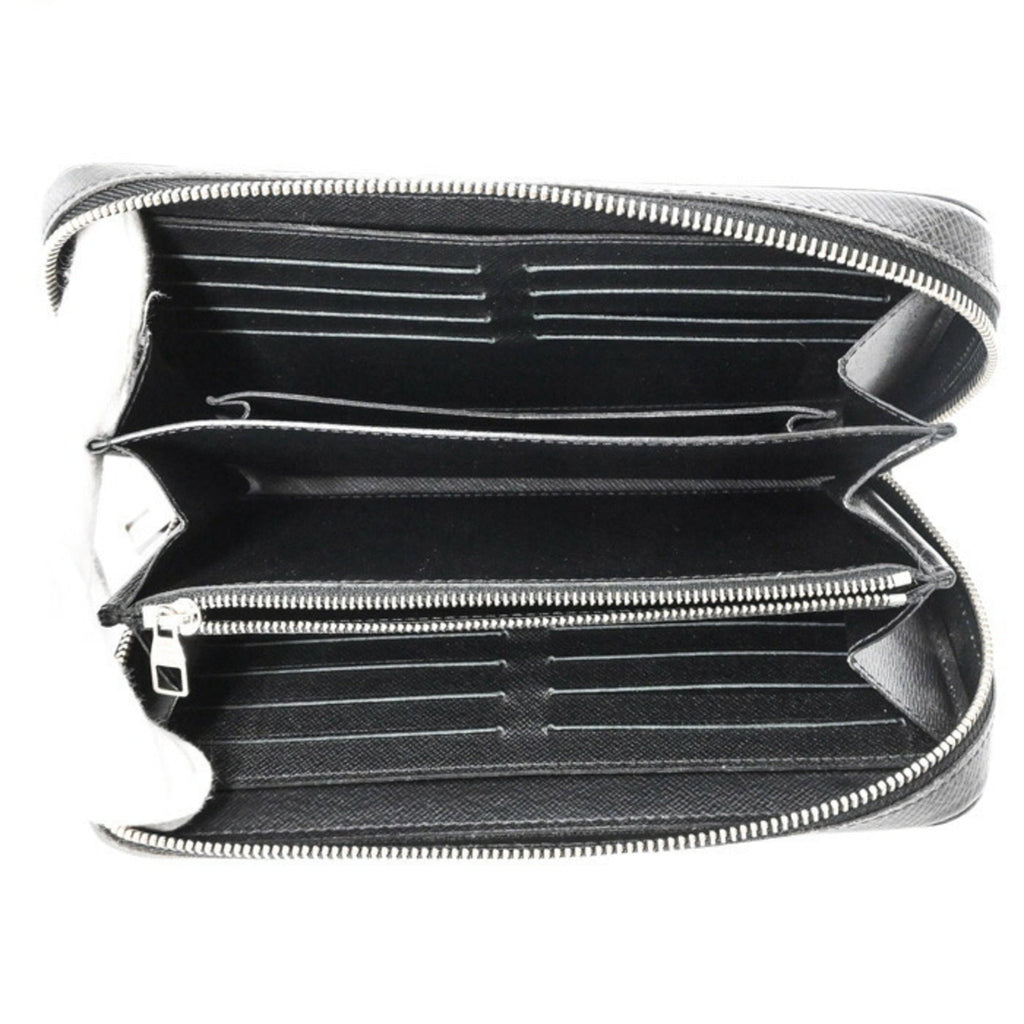 Louis Vuitton Black Monogram Eclipse Taiga Leather Long Wallet