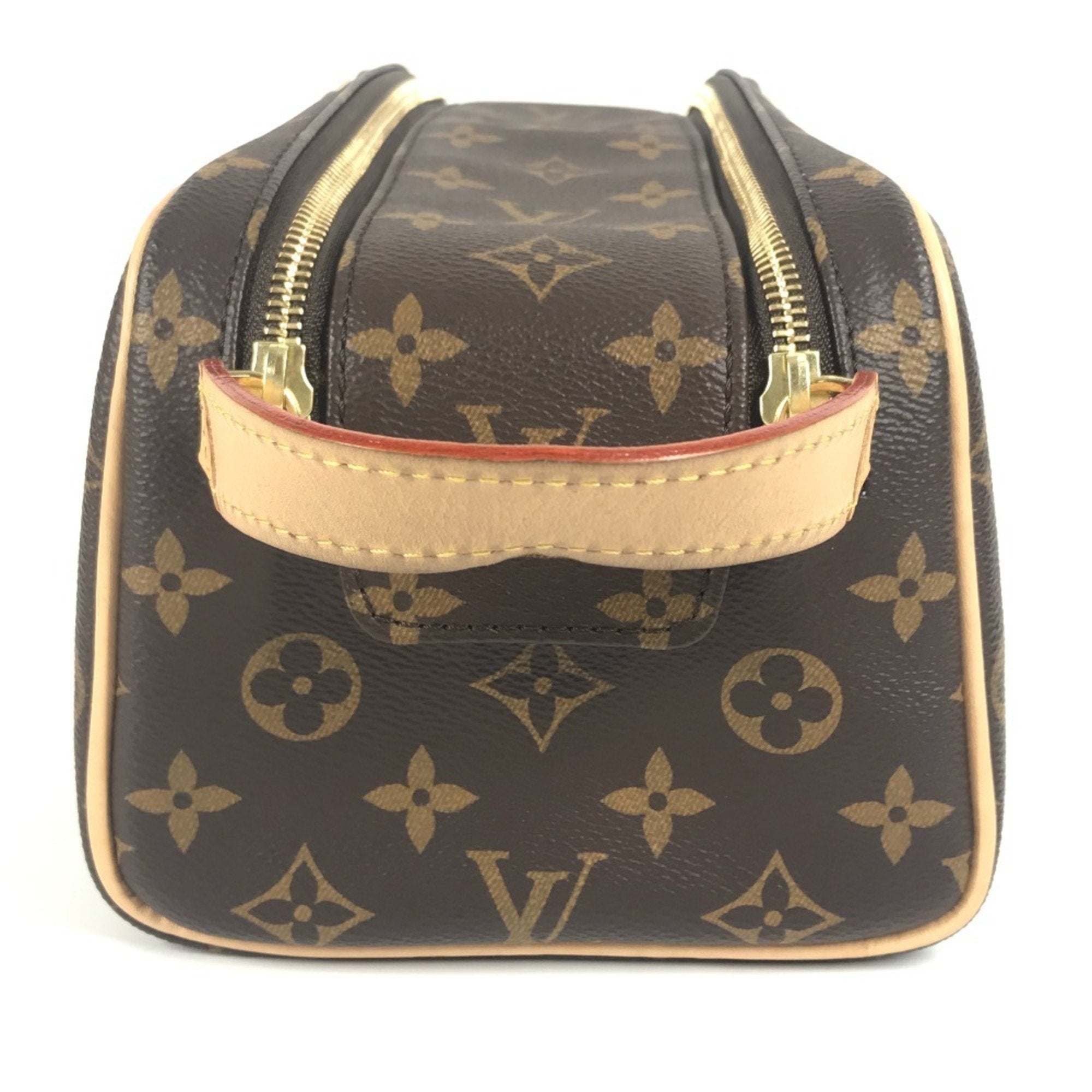 Louis Vuitton Brown Monogram Canvas Clutch Bag Pouch