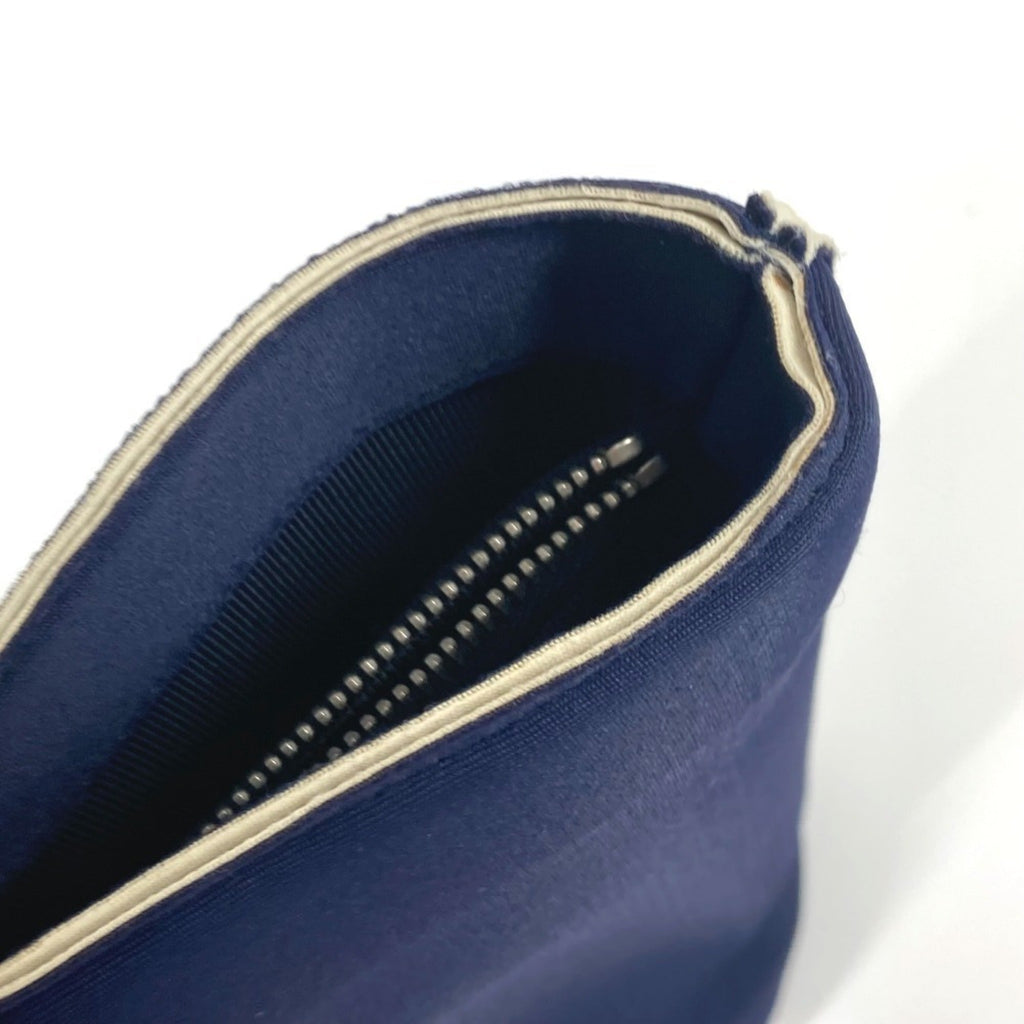 Chanel Navy Polyamide Handbag Tote Bag