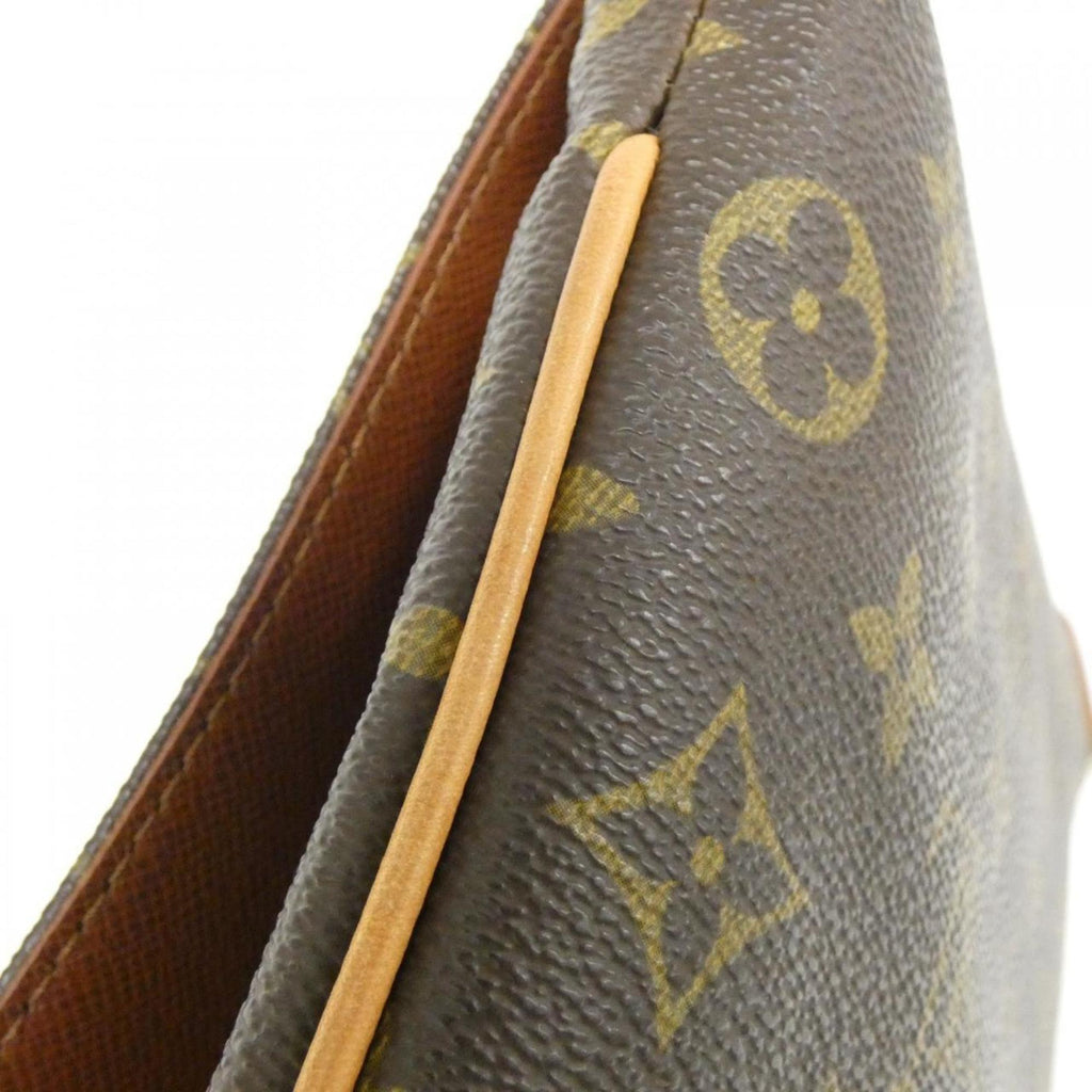 Louis Vuitton Monogram Marron Coated Canvas Shoulder Bag