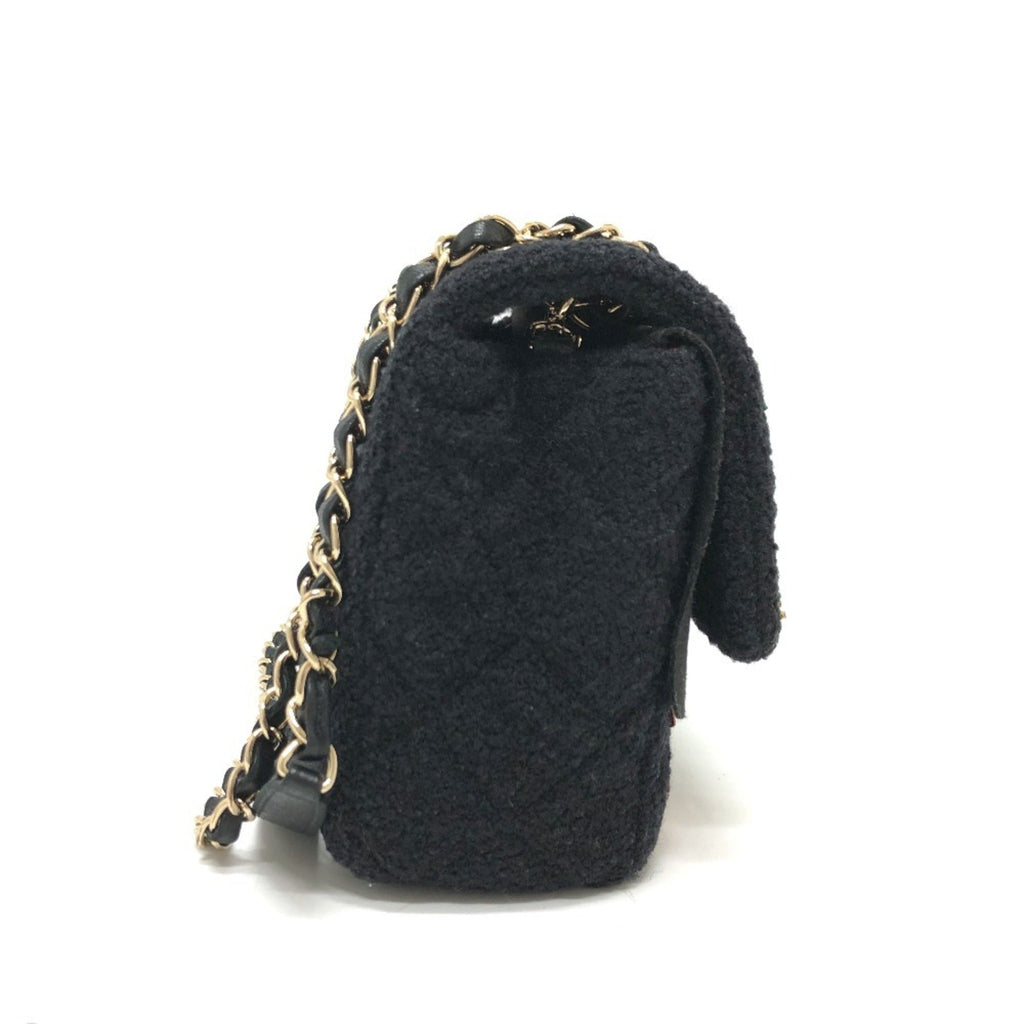 Chanel Black Canvas Shoulder Bag