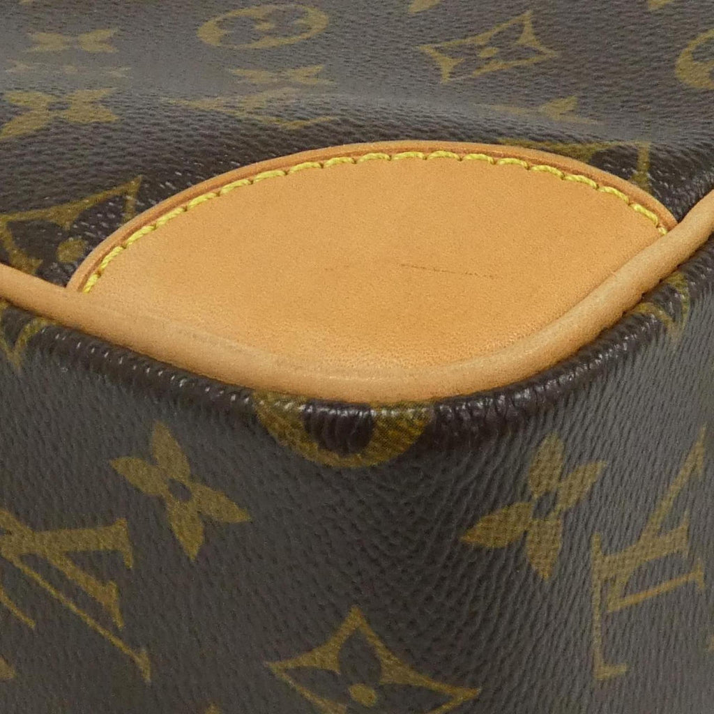 Louis Vuitton Brown Coated Canvas Shoulder Bag