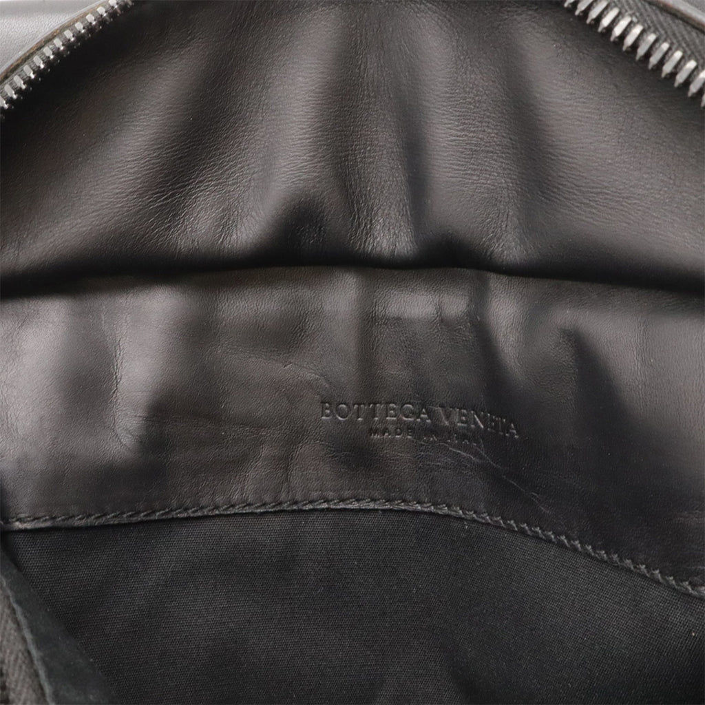 Bottega Veneta Black Leather Fanny Pack