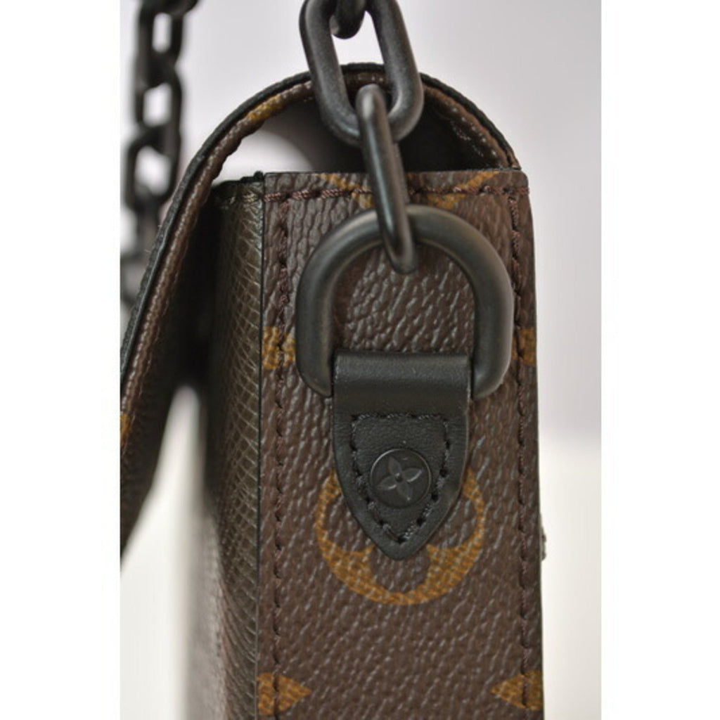 Louis Vuitton Brown Khaki Pvc Clutch Bag Pochette