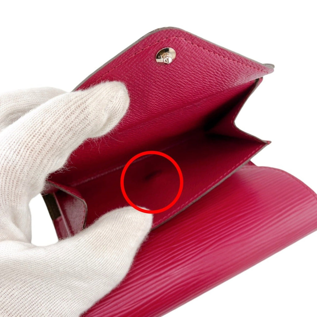 Louis Vuitton Monogram Fuchsia Monogram Epi Leather Wallet (Tri-Fold)
