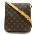 Louis Vuitton Black Brown Monogram Monogram Shoulder Bag