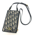 Christian Dior Navy Cloth Shoulder Bag (Pre-Owned)