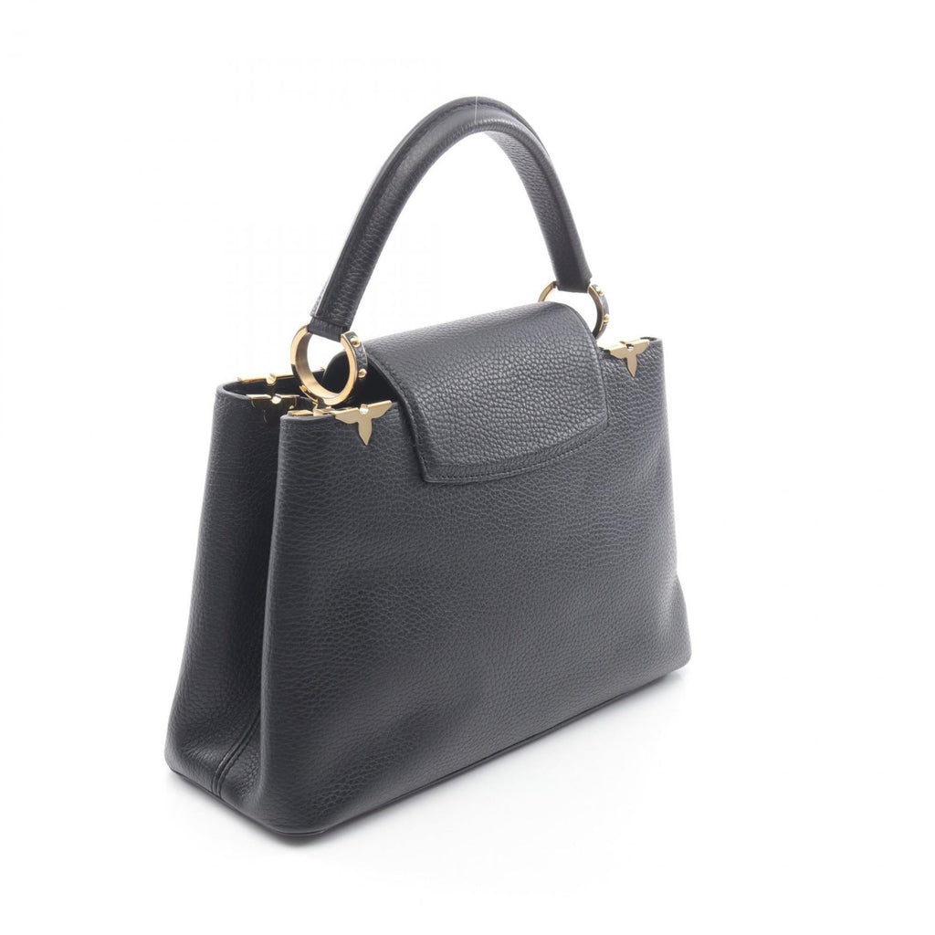 Louis Vuitton Black Leather Handbag