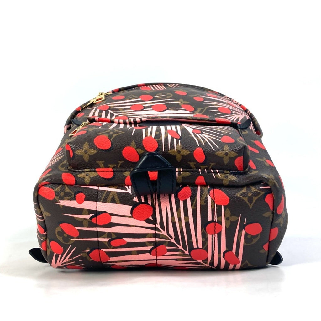 Louis Vuitton Brown Pink Red Color Monogram Backpack