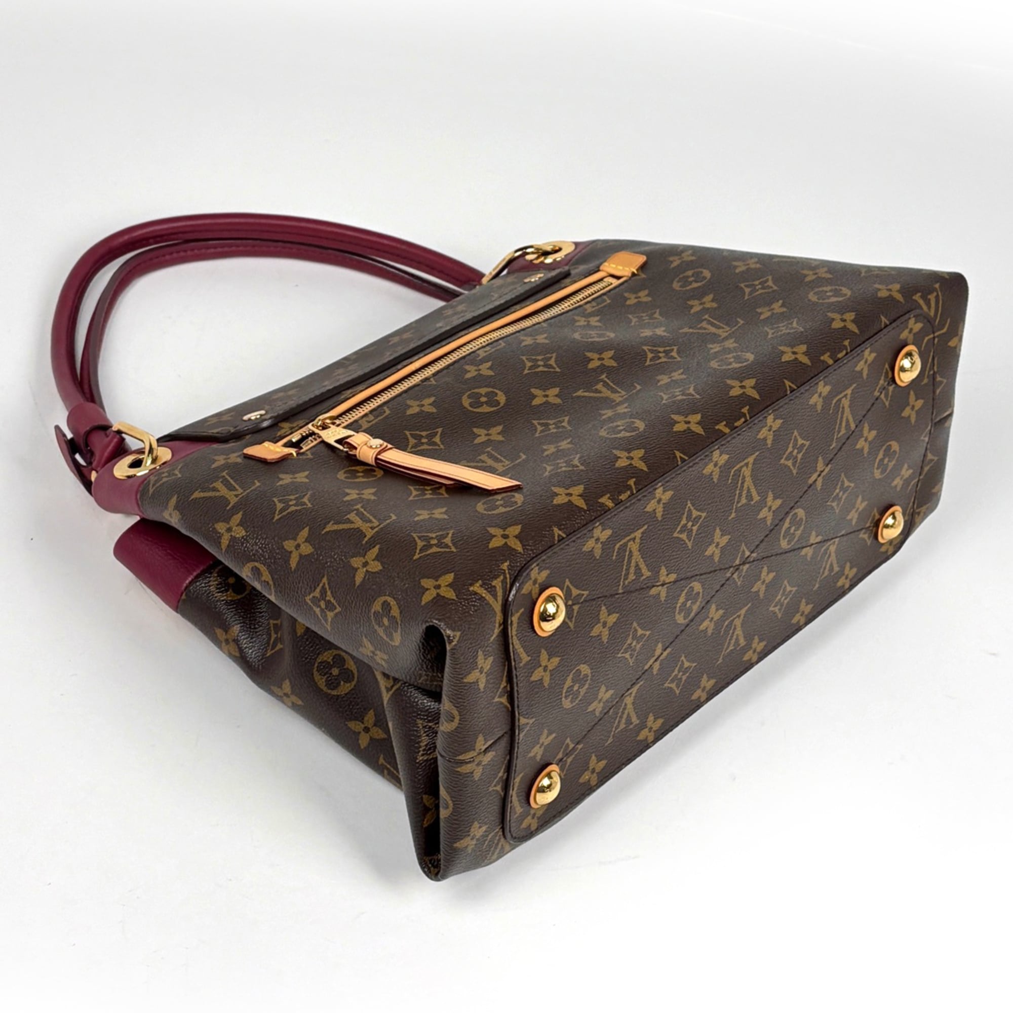 Louis Vuitton Brown Monogram Handbag Shoulder Bag Tote Bag