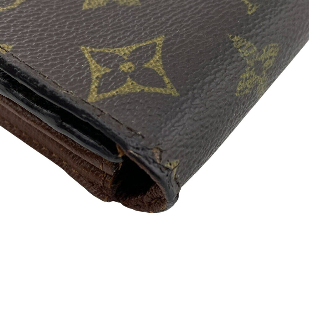 Louis Vuitton Brown Monogram Monogram Leather Long Wallet