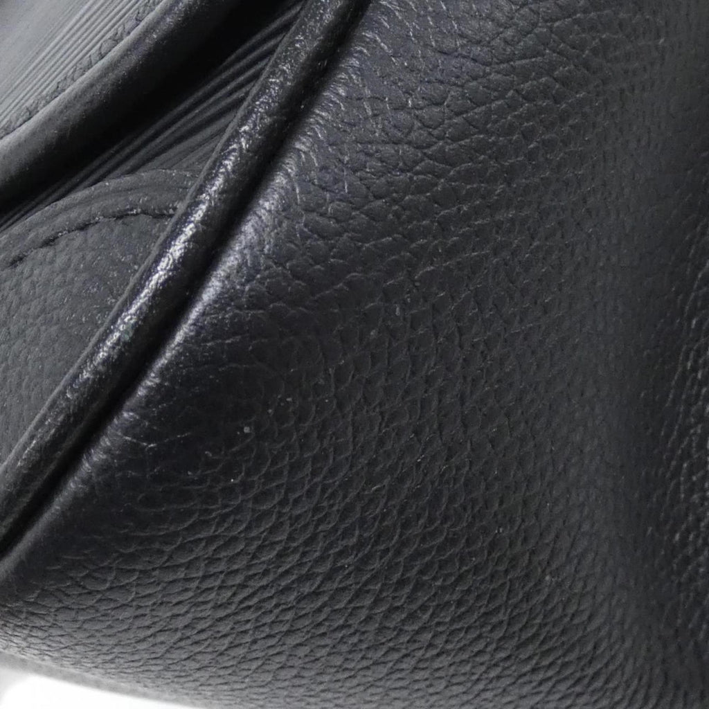 Louis Vuitton Black Leather Shoulder Bag