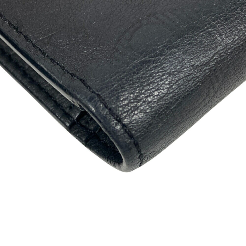 Louis Vuitton Black Monogram Shadow Long Wallet