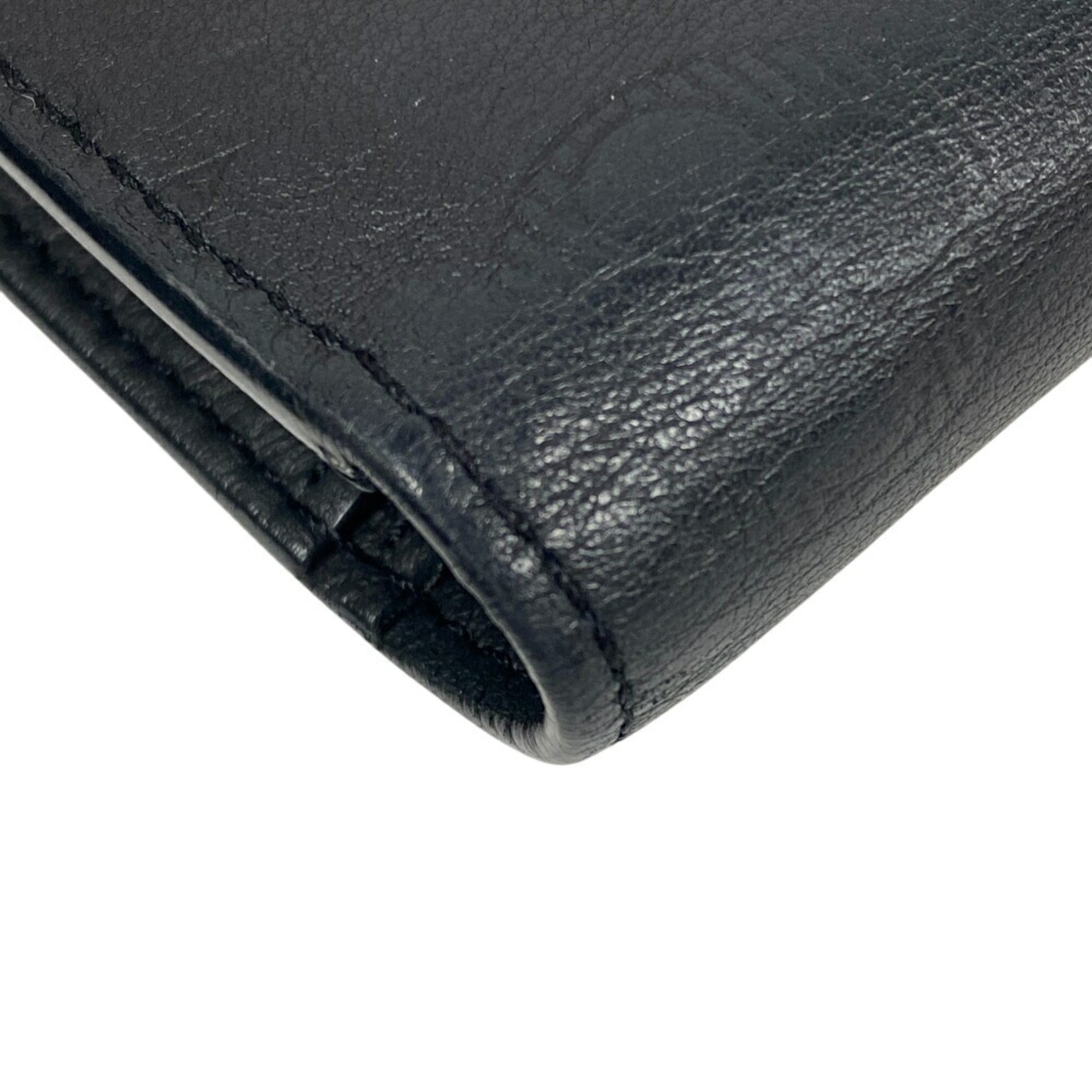 Louis Vuitton Black Monogram Shadow Long Wallet