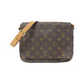 Louis Vuitton Marron Coated Canvas Shoulder Bag