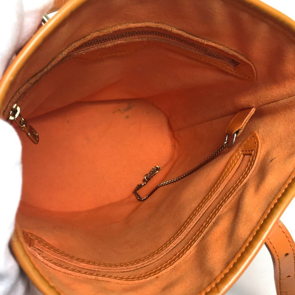 Louis Vuitton Epi Orange Epi Leather Handbag Shoulder Bag Tote Bag
