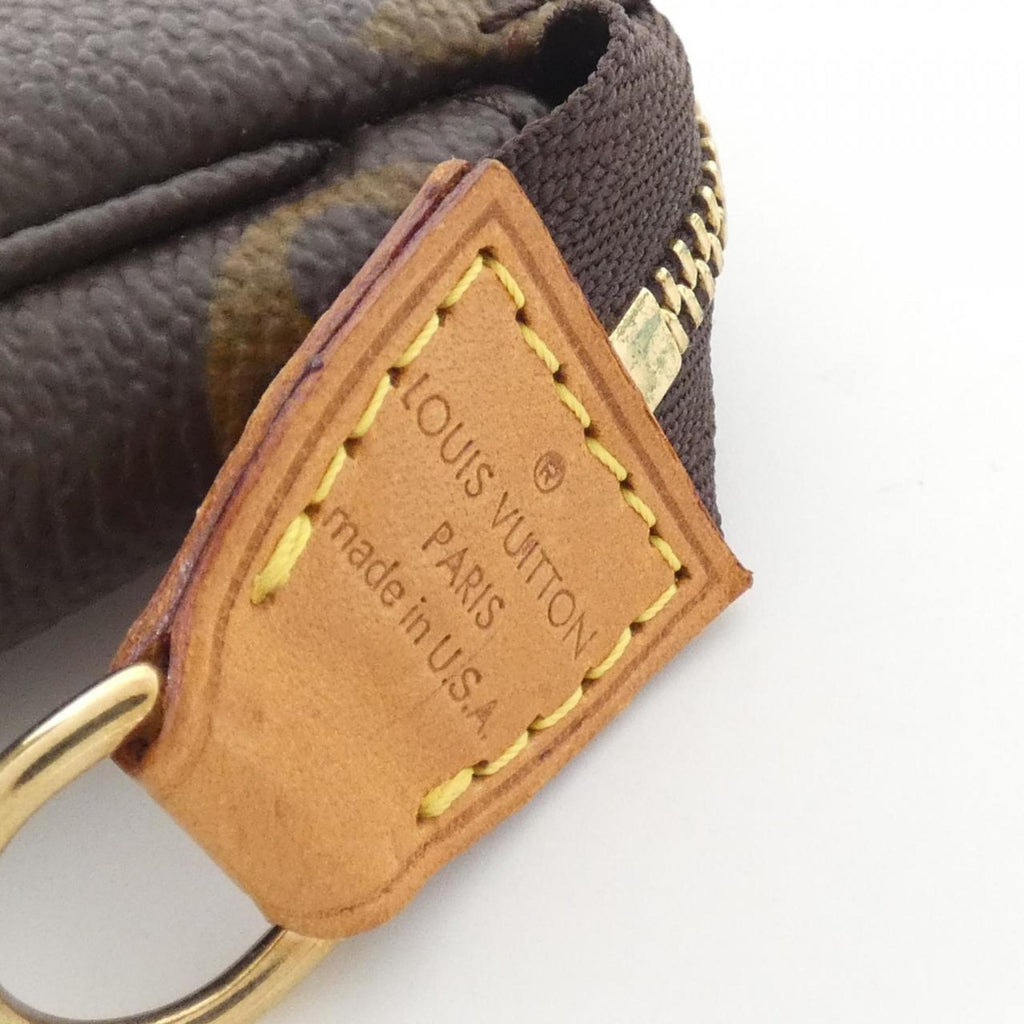 Louis Vuitton Marron Coated Canvas Pouch