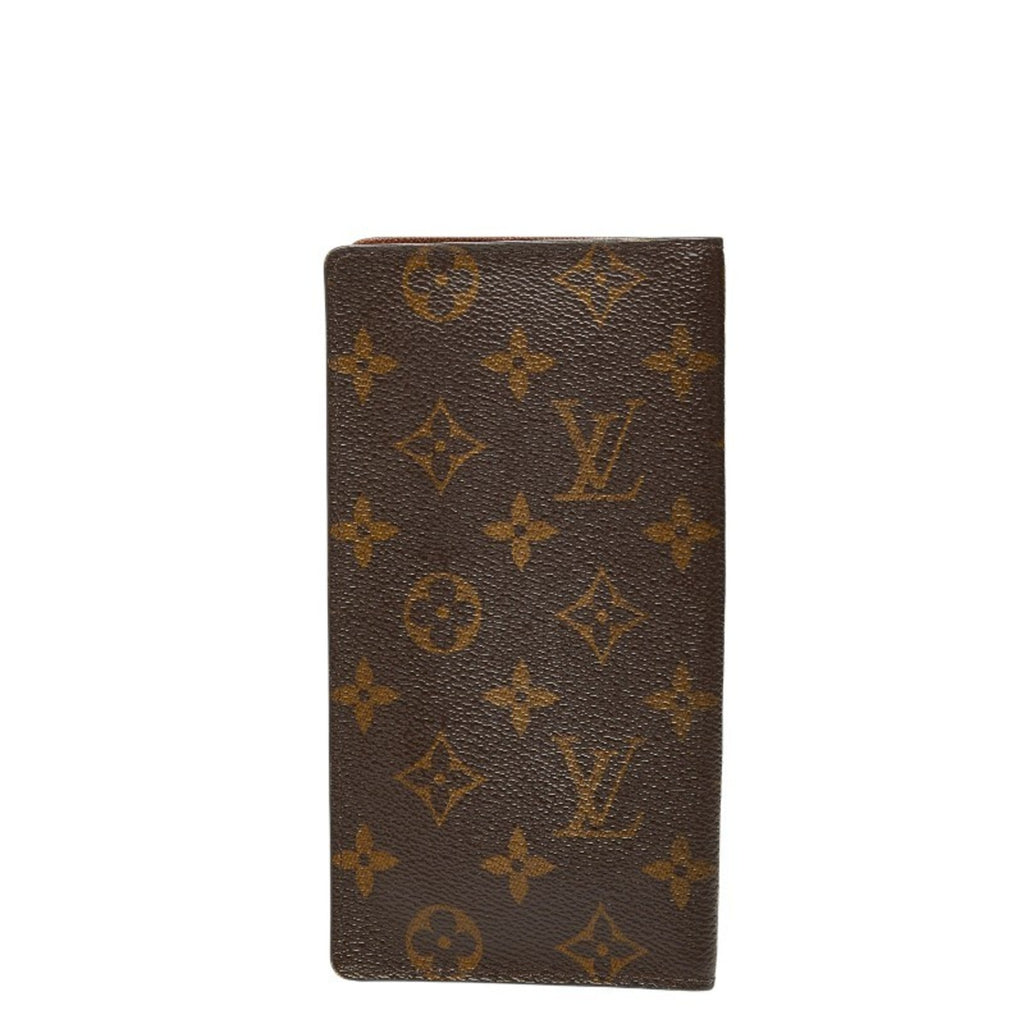 Louis Vuitton Brown Pvc Long Bill Wallet