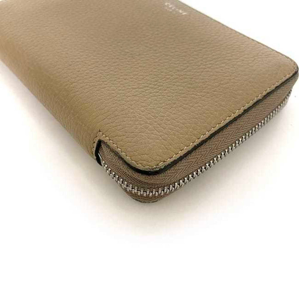 Celine Beige Leather Wallet (Bi-Fold)
