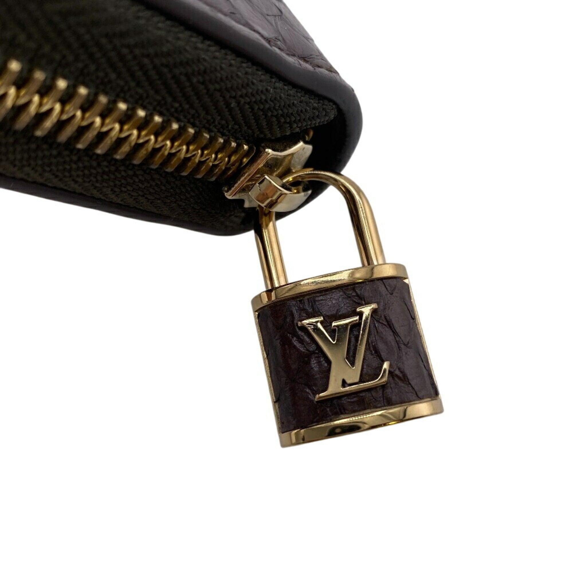 Louis Vuitton Exotic Brown Monogram Monogram Long Wallet