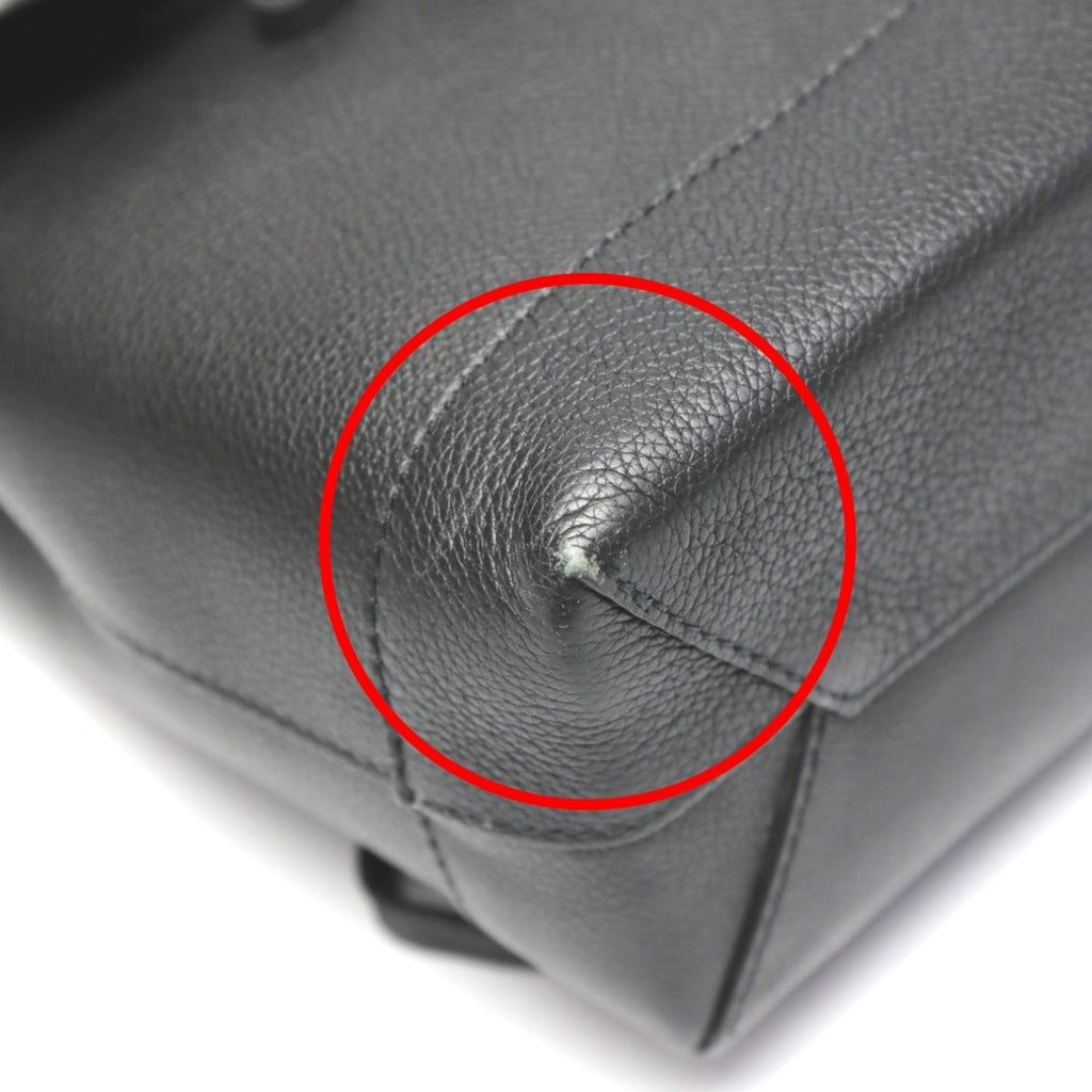 Louis Vuitton Black Noir Leather Backpack