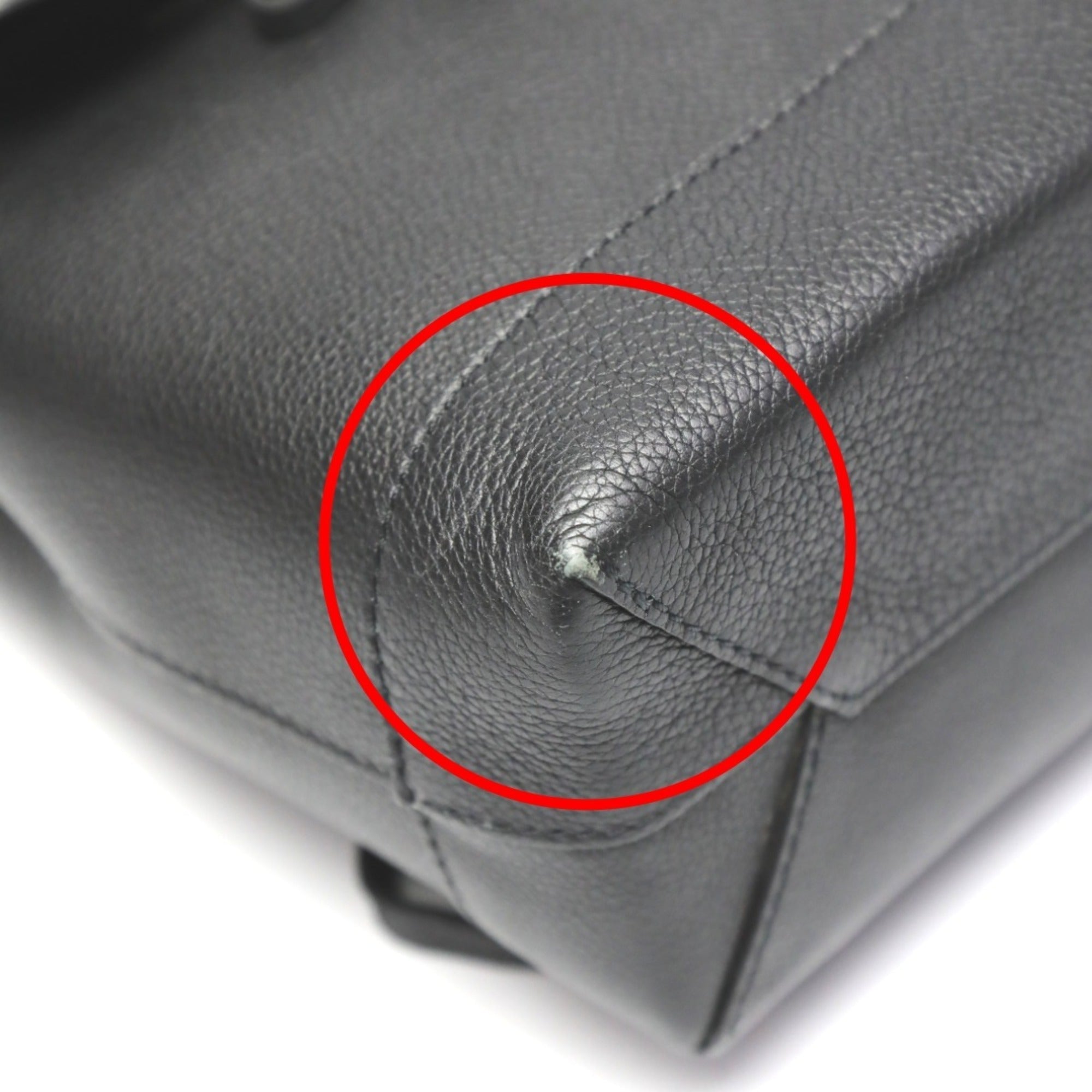 Louis Vuitton Black Noir Leather Backpack