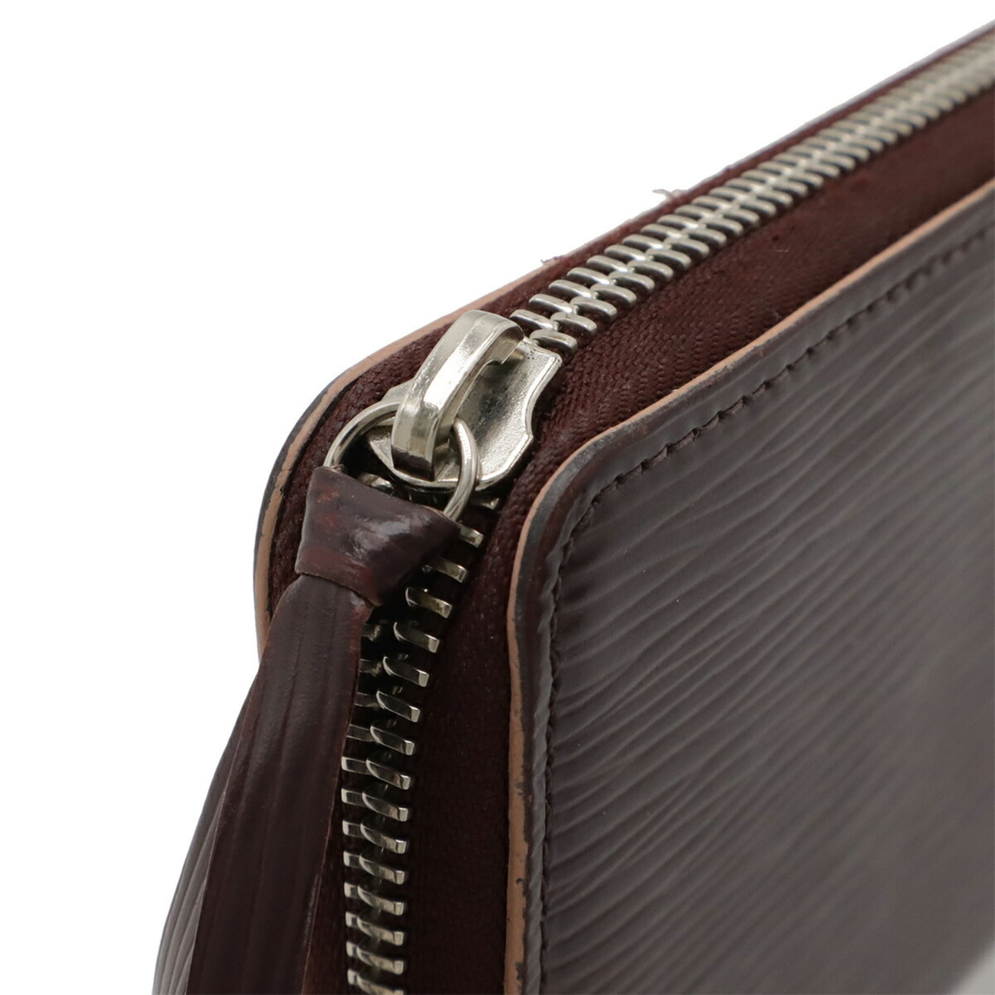 Louis Vuitton Epi Burgundy Epi Leather Long Wallet