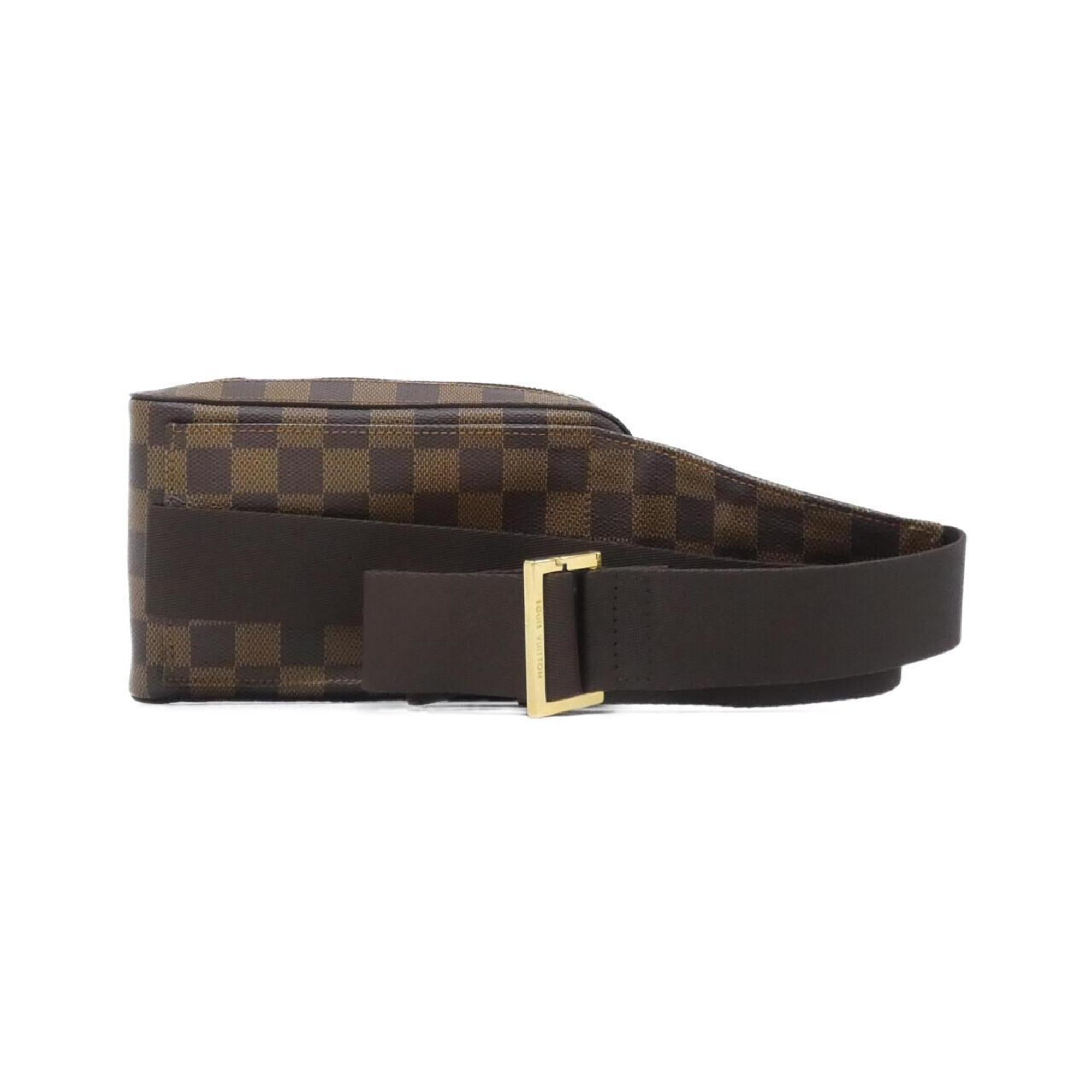 Louis Vuitton Damier Canvas Ebene Damier Canvas Shoulder Bag