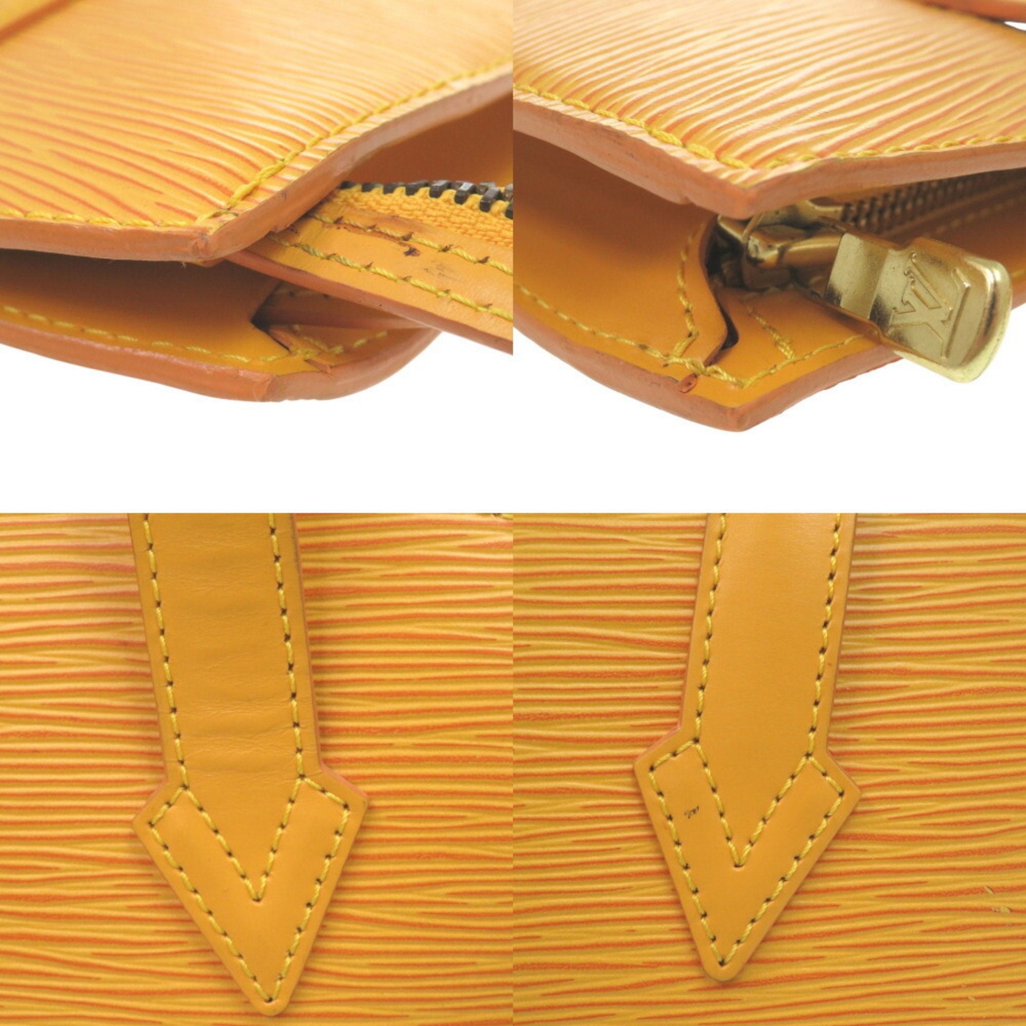 Louis Vuitton Yellow Epi Leather Shoulder Bag