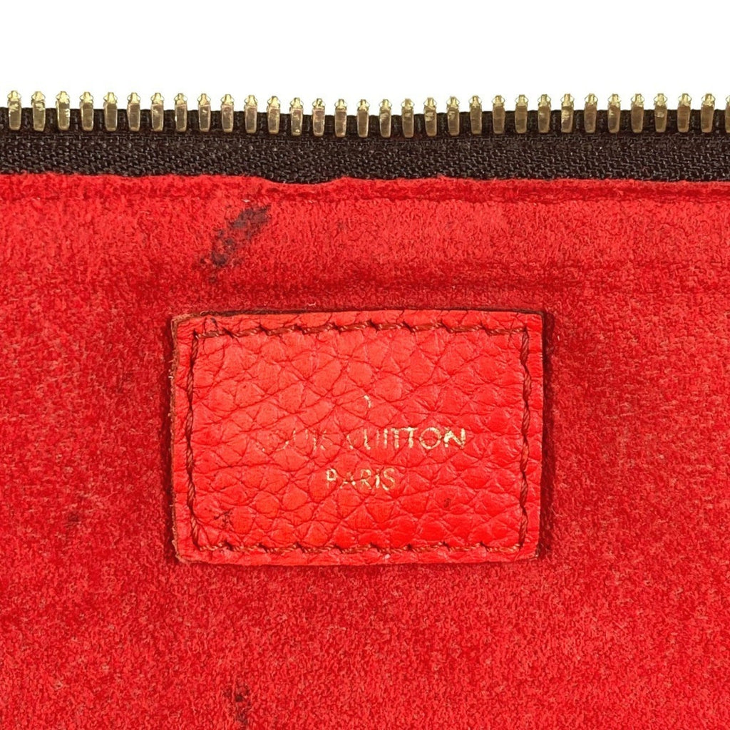 Louis Vuitton Brown Red Color Monogram Shoulder Bag