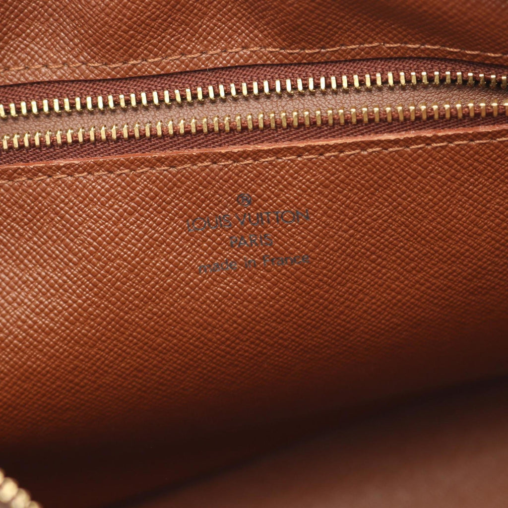 Louis Vuitton Brown Coated Canvas Shoulder Bag