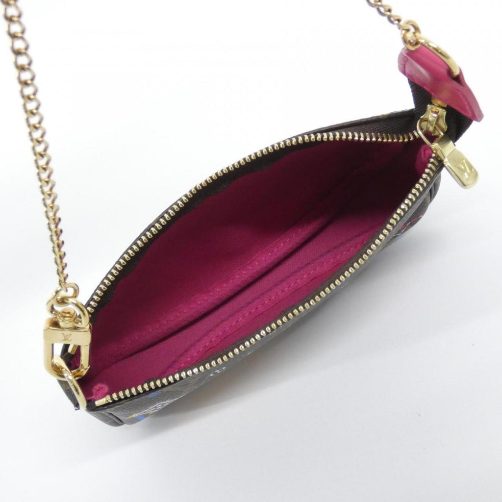 Louis Vuitton Marron Coated Canvas Pochette Pouch