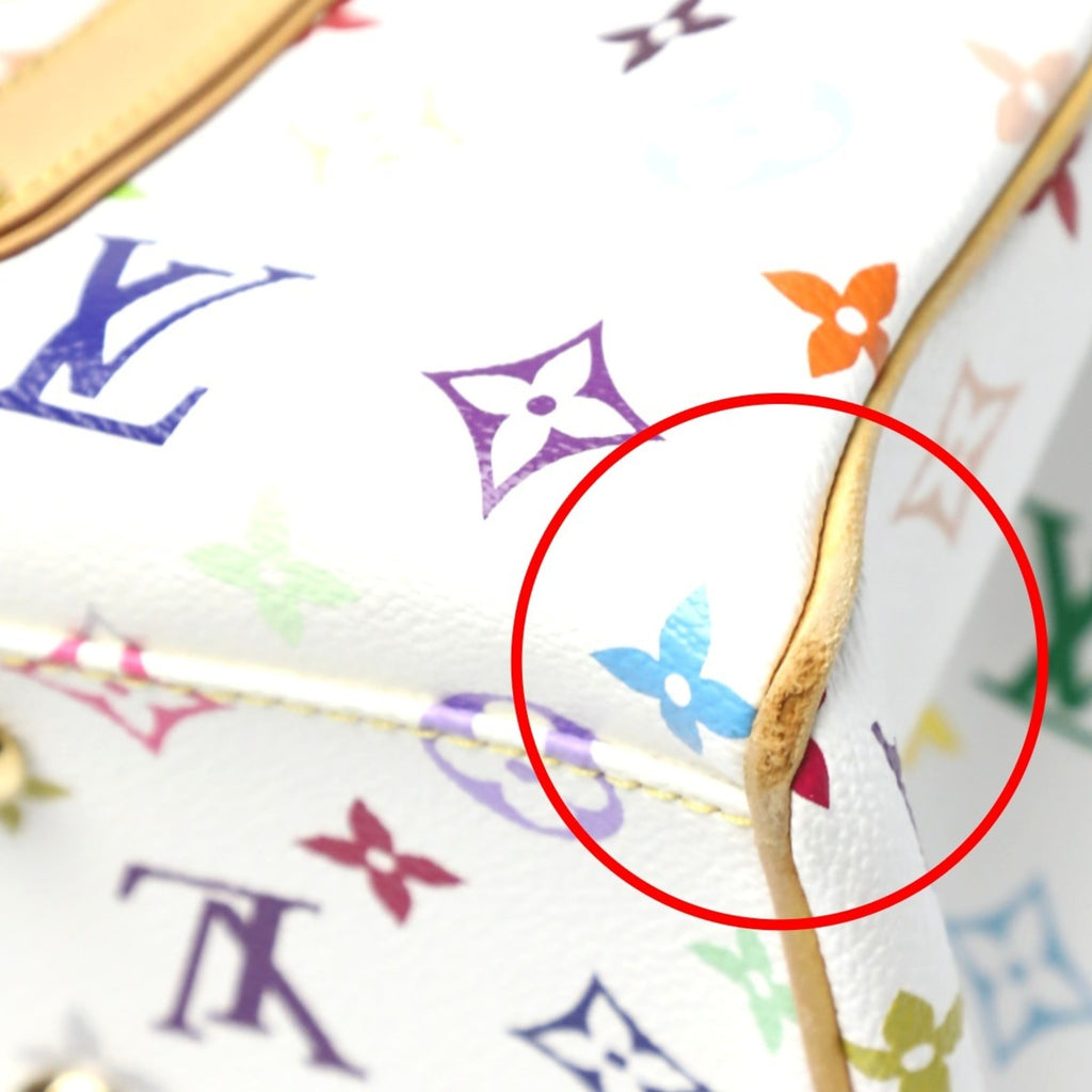 Louis Vuitton Blanc Multi-Color Monogram Multicolore Handbag